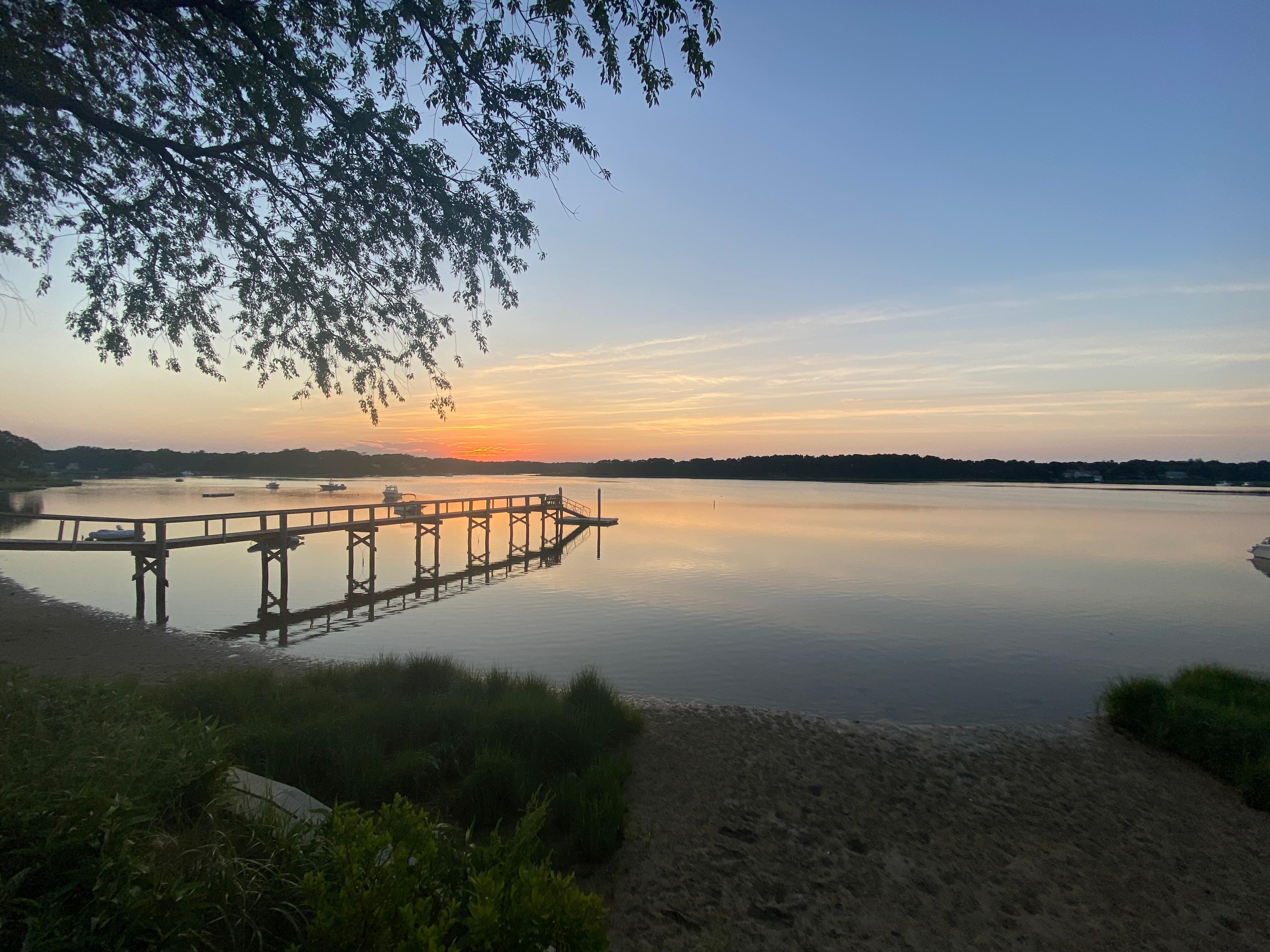 Sunset on the river