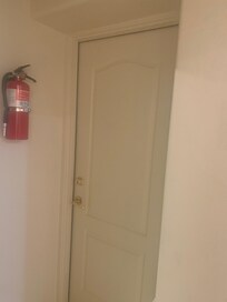 The door that separates each living quarter of the home.