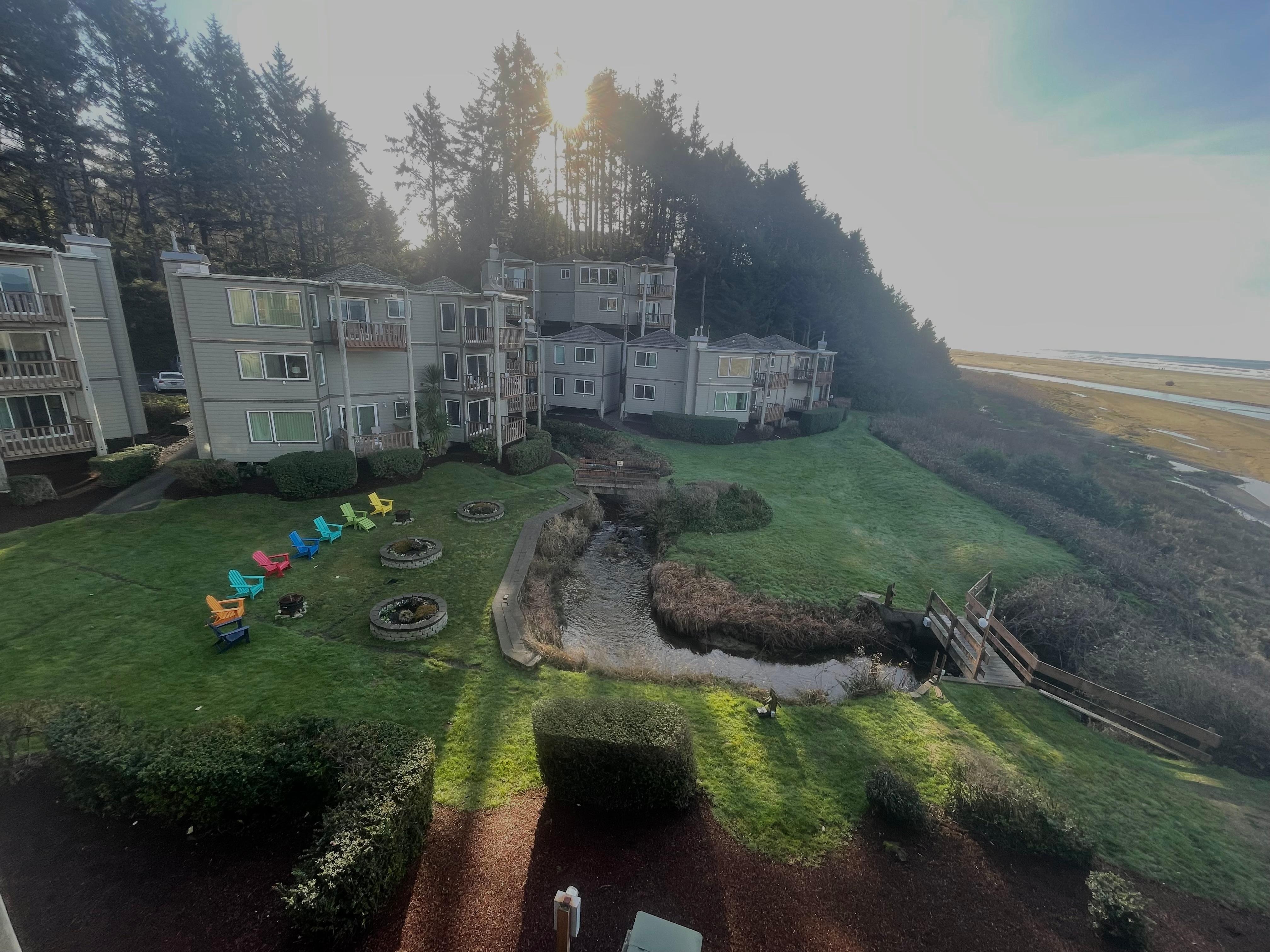 Below in common area and view