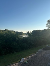 The river behind our room