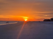 sunset at the beach