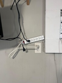 This is the electricity going to all appliances in there not good