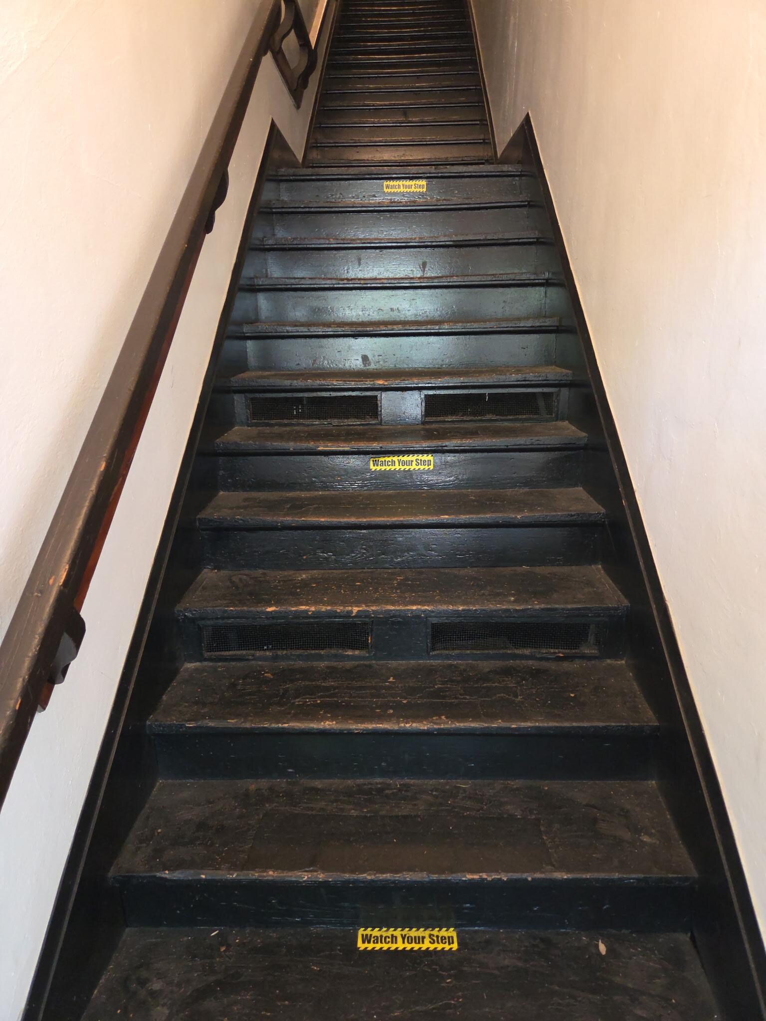 Stairs to property 
