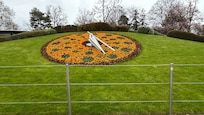 Geneva Flower Clock,walking distance from the hotel