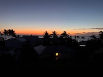 Sunrise from the top deck.