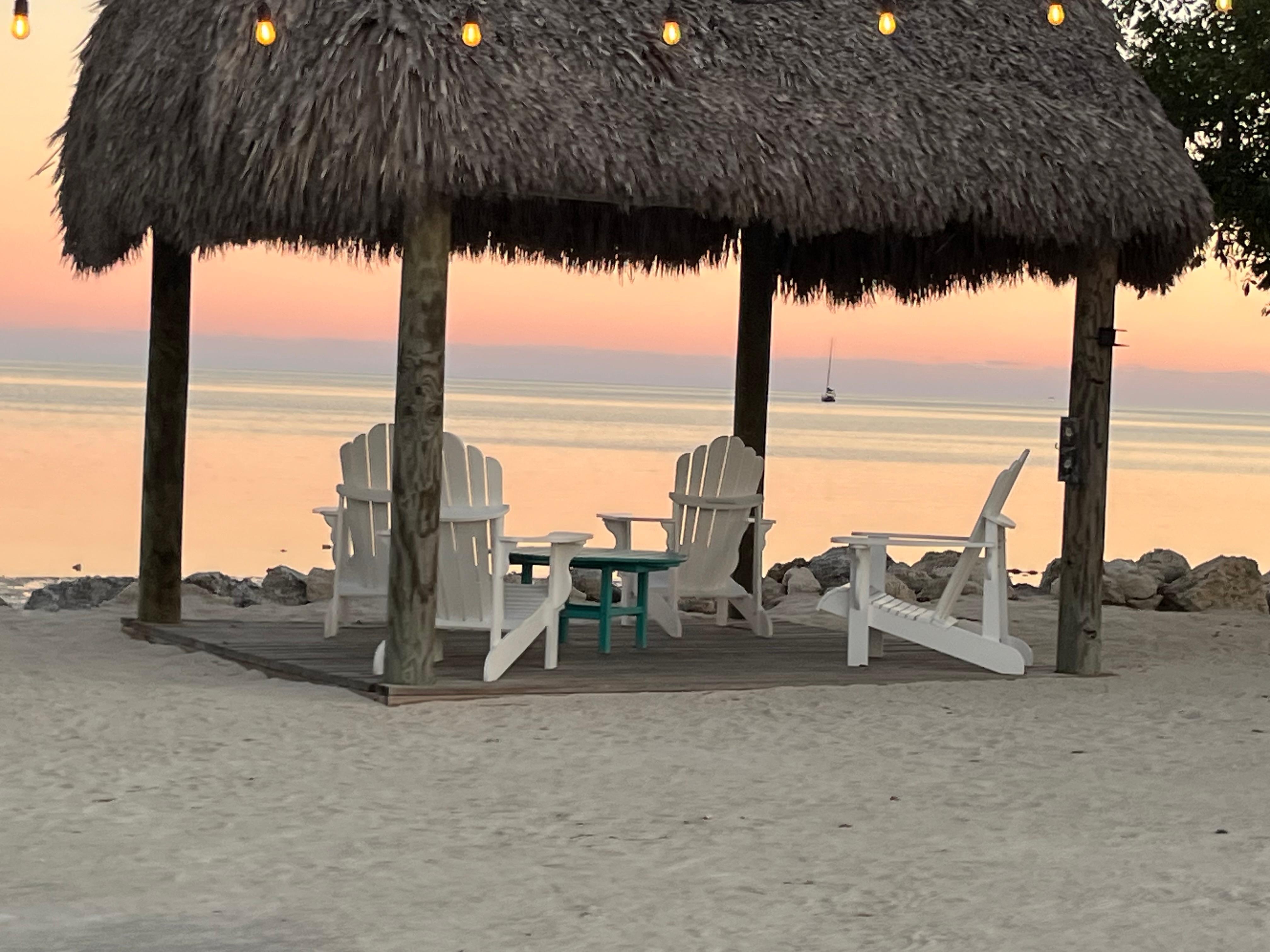 Tiki time and fire pit circles 