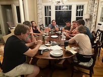 Large dining room, so we could all eat together