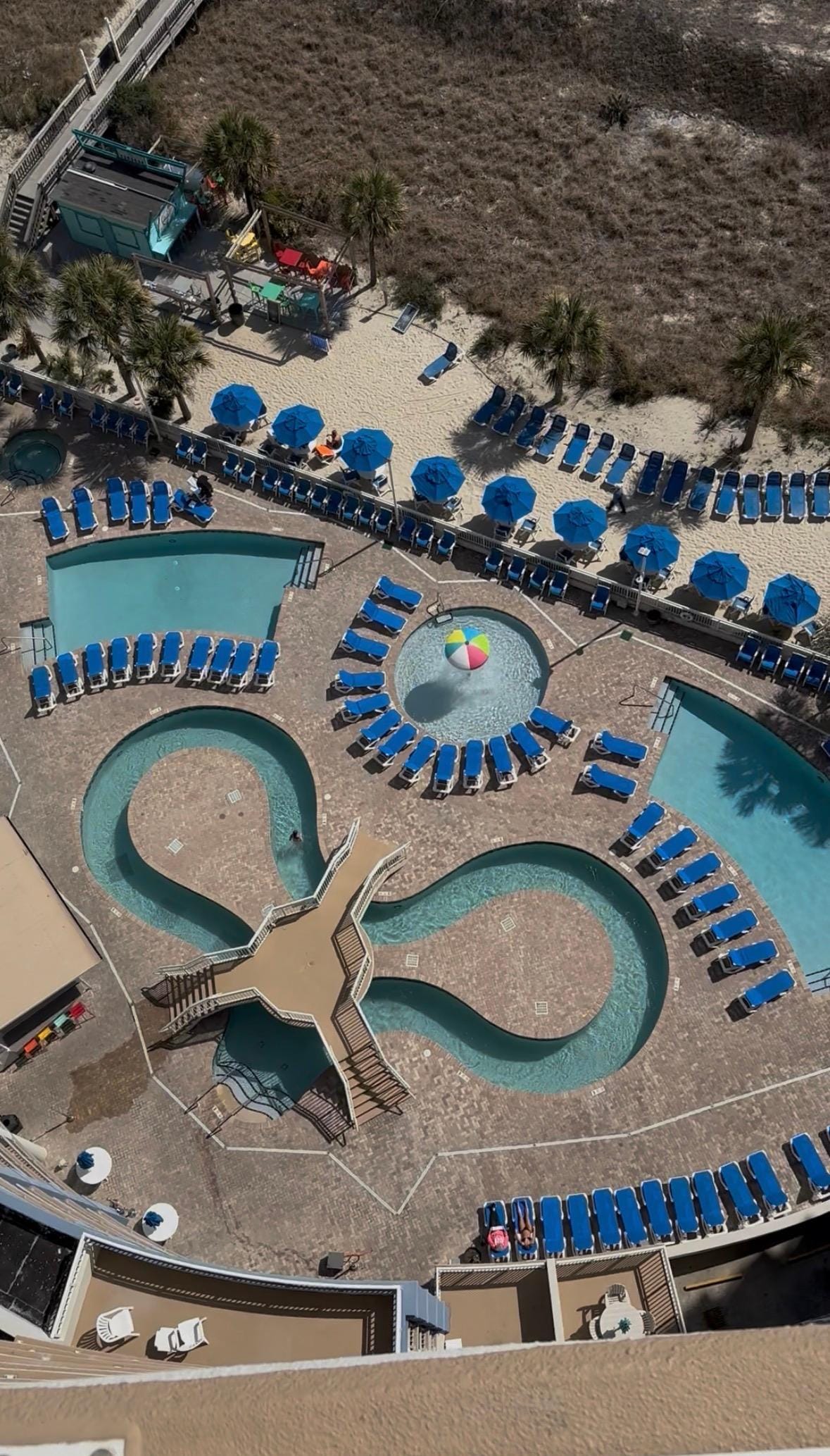 View from the balcony 