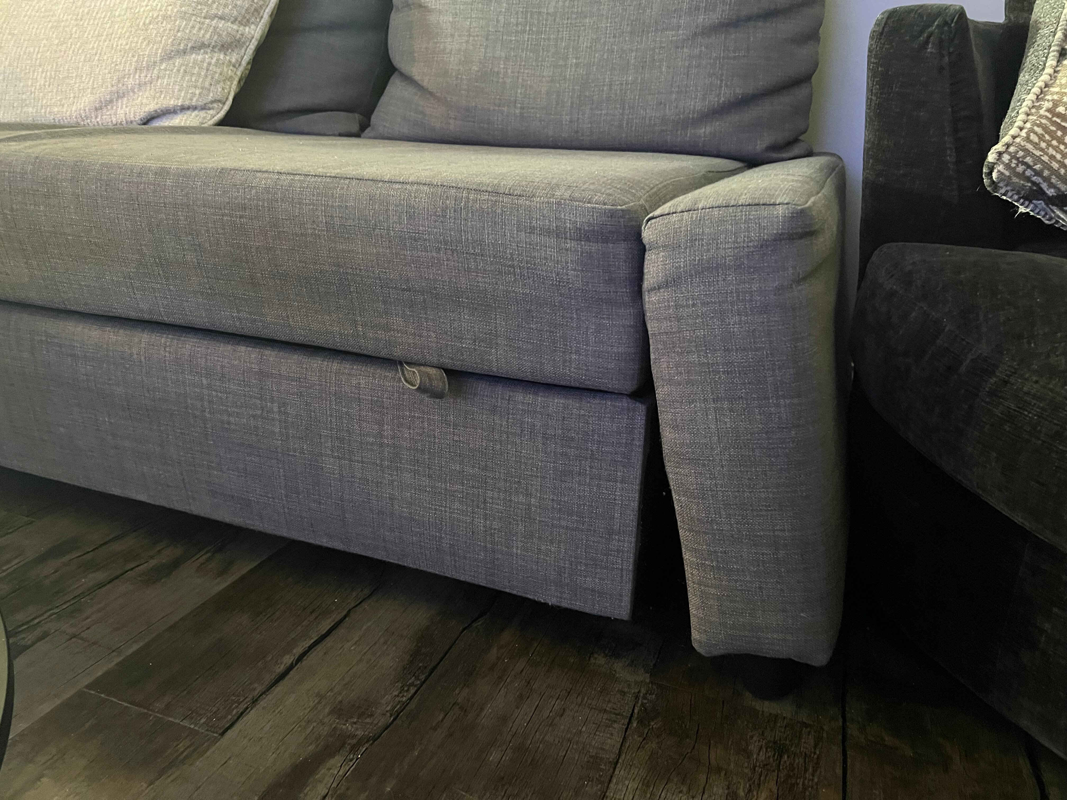Broken couch arm