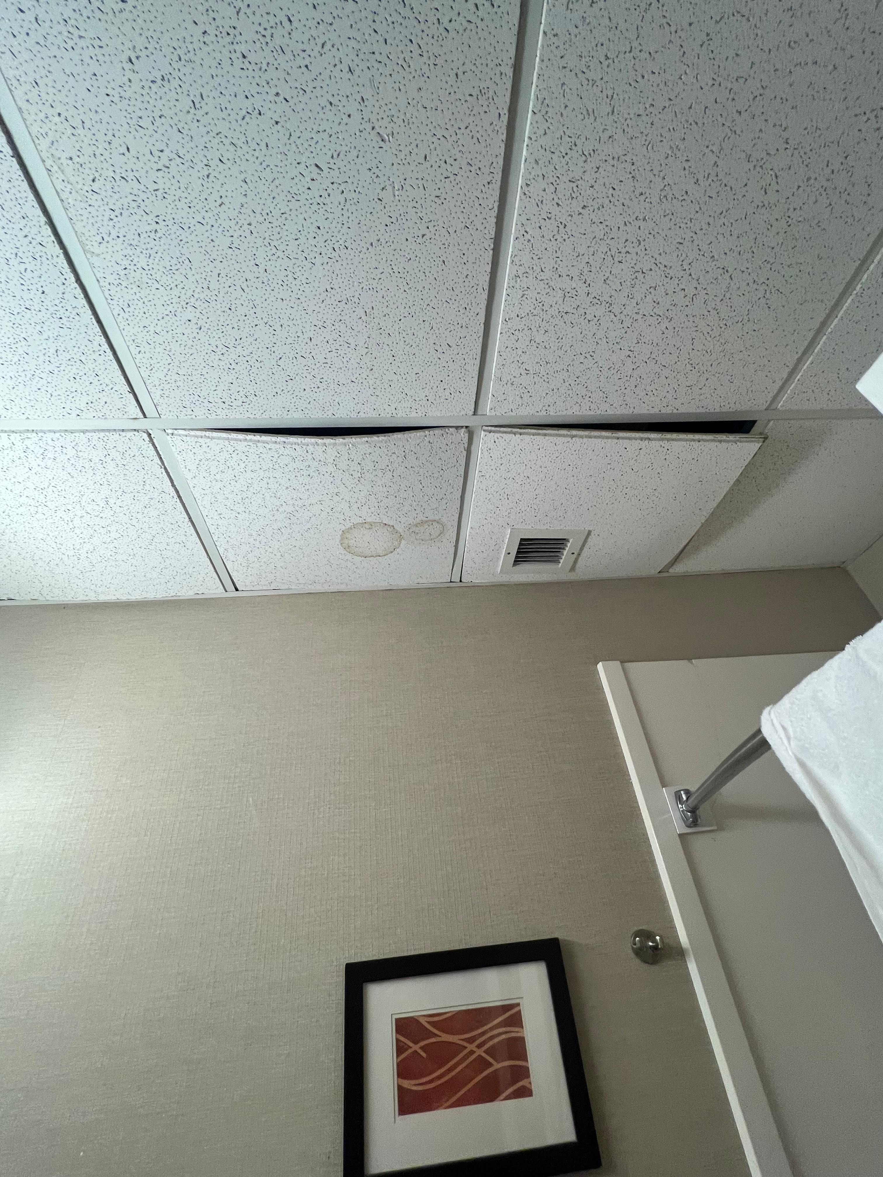 Ceiling falling in