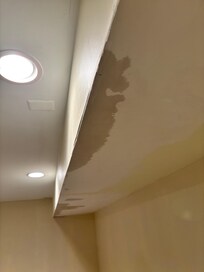 Ceiling leaking in basement
