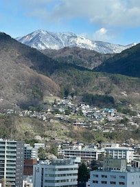 Vue depuis le restaurant de l’hôtel