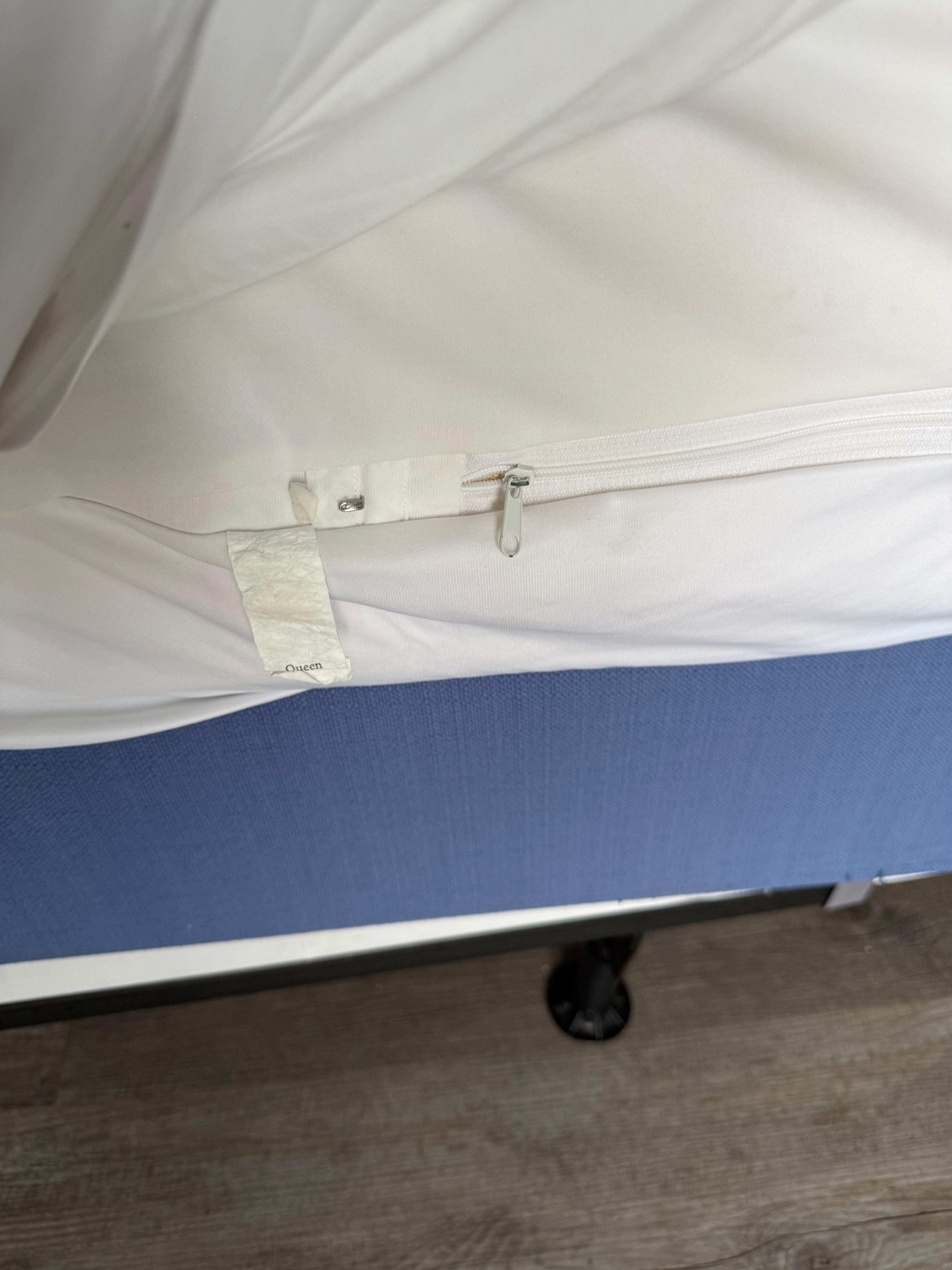 Bed bug cover on mattress