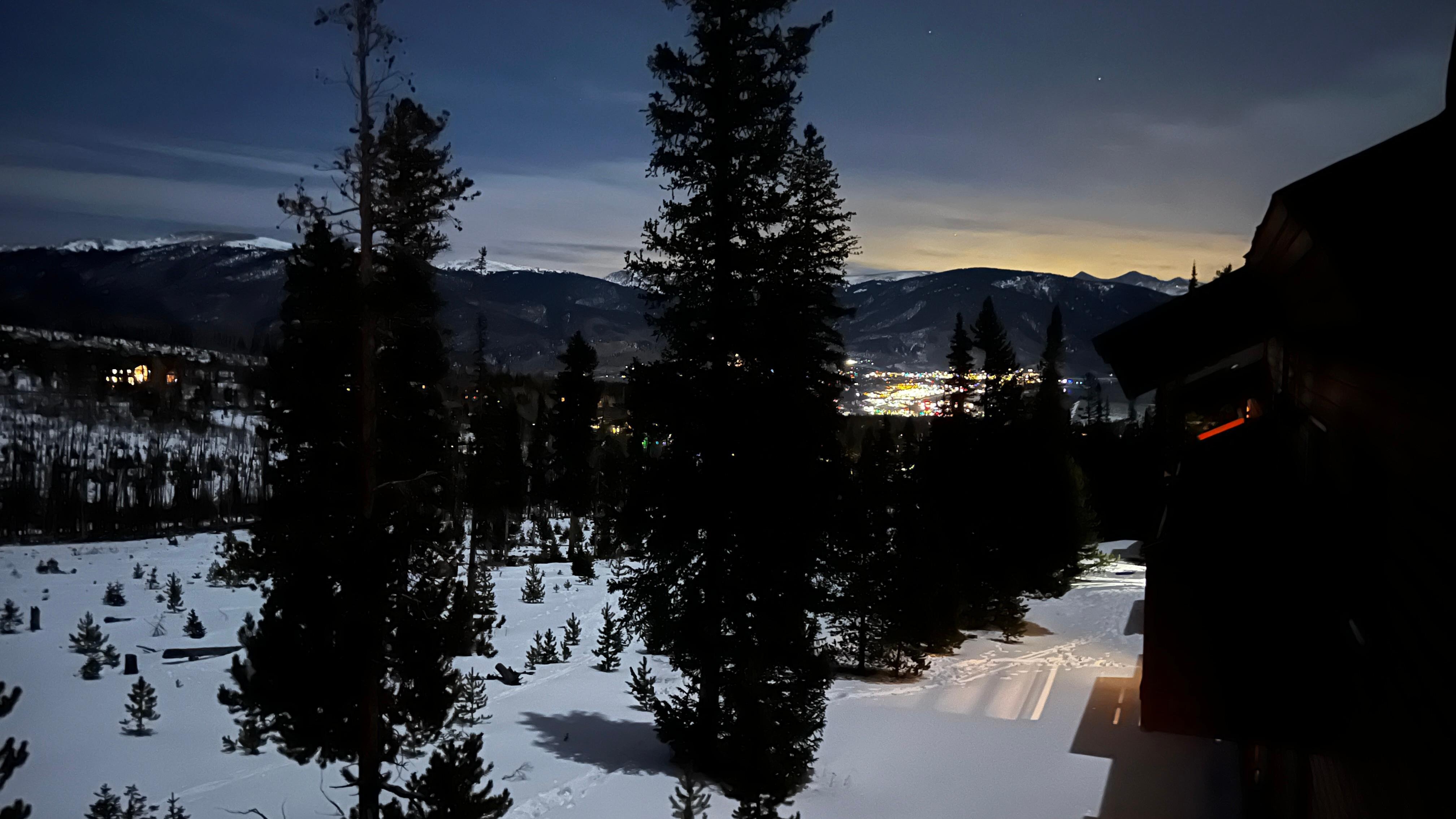 View from back window