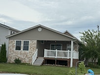 front of house facing lake