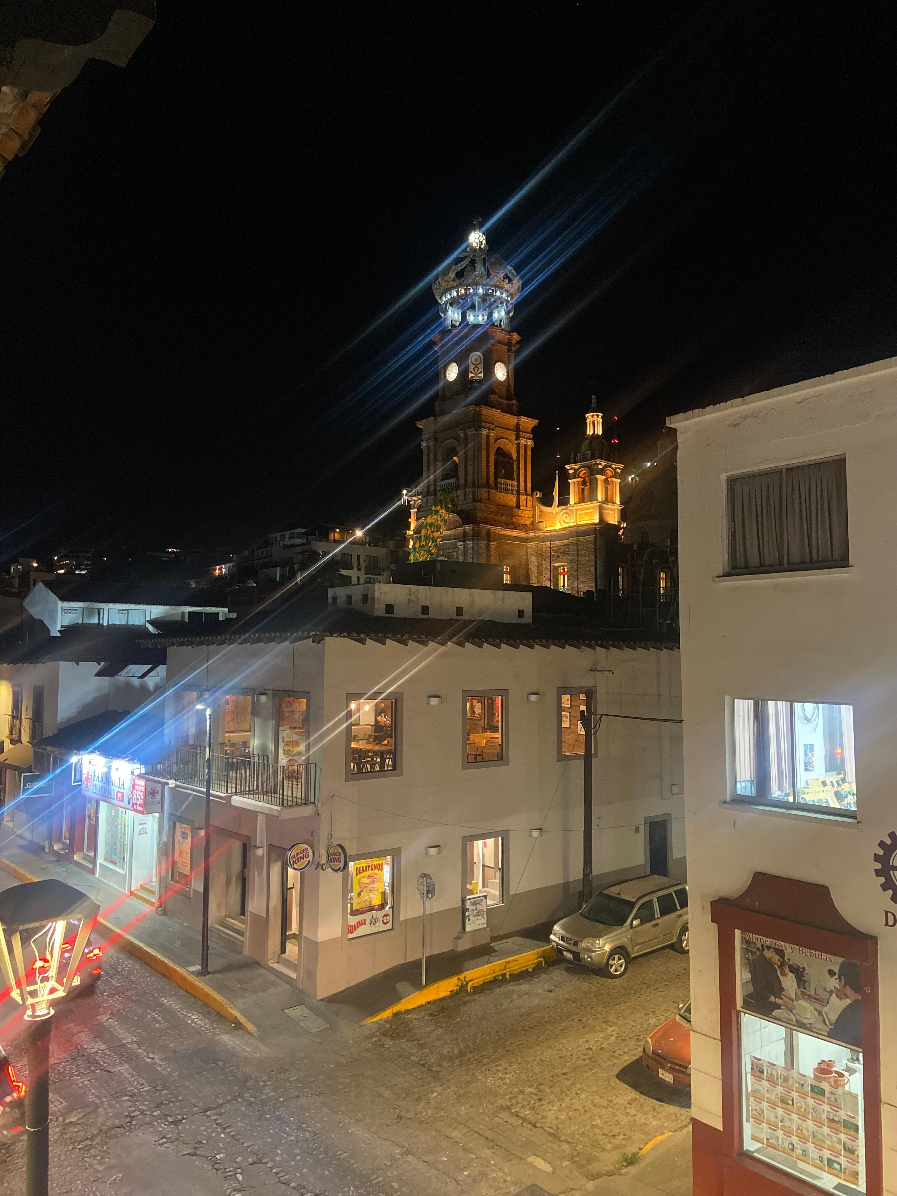 Desde el balcón del hotel teníamos esa vista perfecta y hermosa 