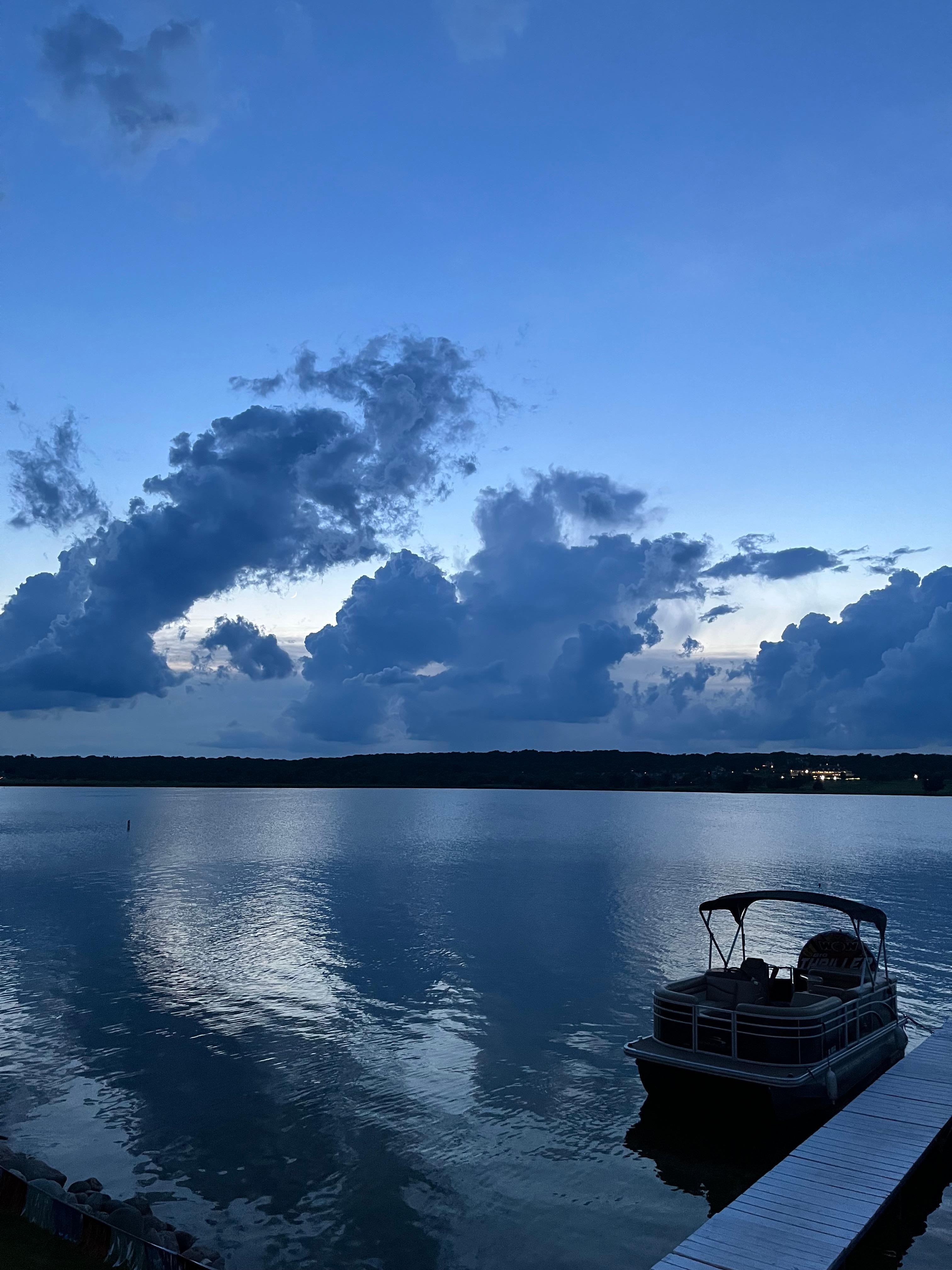 View from room balcony. 