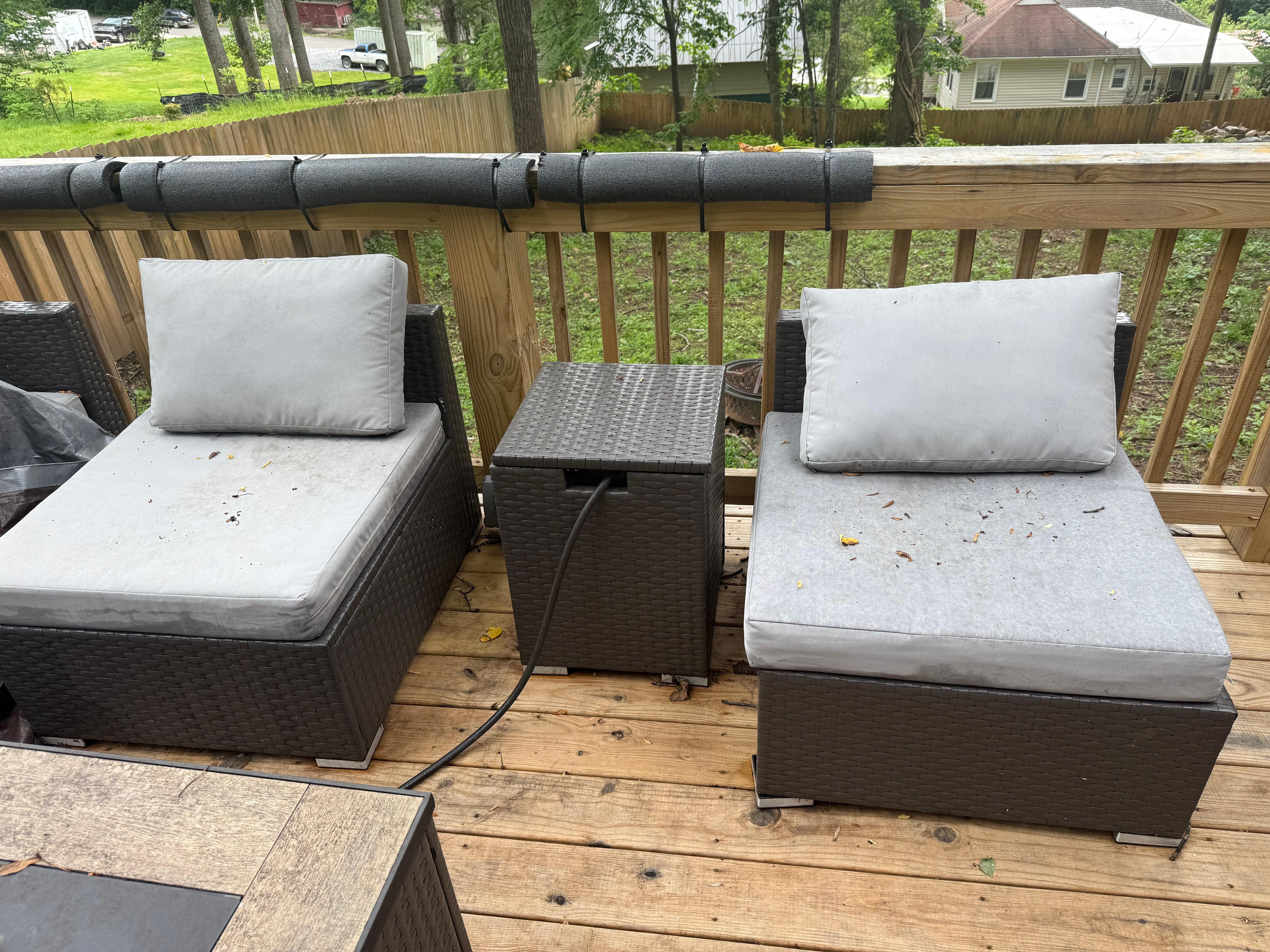 Patio chairs