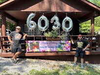 We celebrated birthdays and the guys spent their time fishing and had a wonderful weekend!