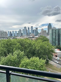 View from the balcony of our apartment.