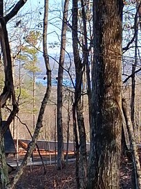 You can see Lake Blue Ridge in the distance!