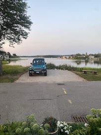 The view from the living room