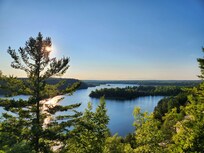 View from Lumberjack Monument Trail