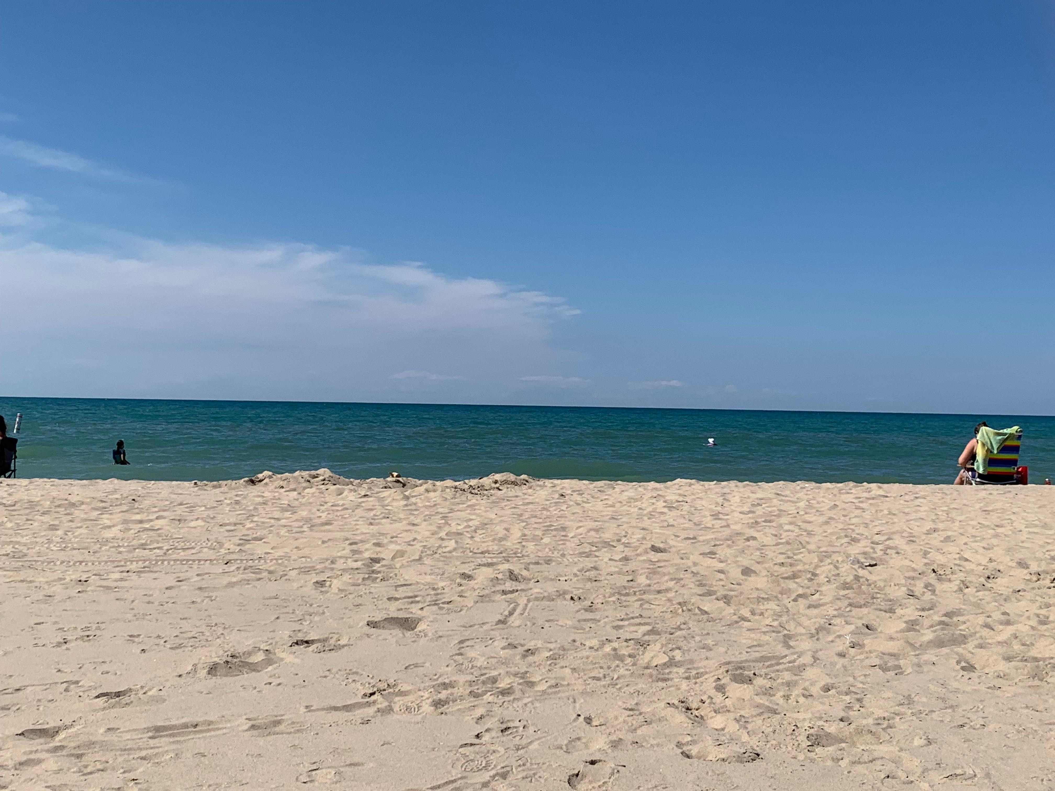 Warren state dunes beach and lake