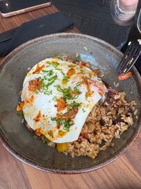 Fried rice breakfast