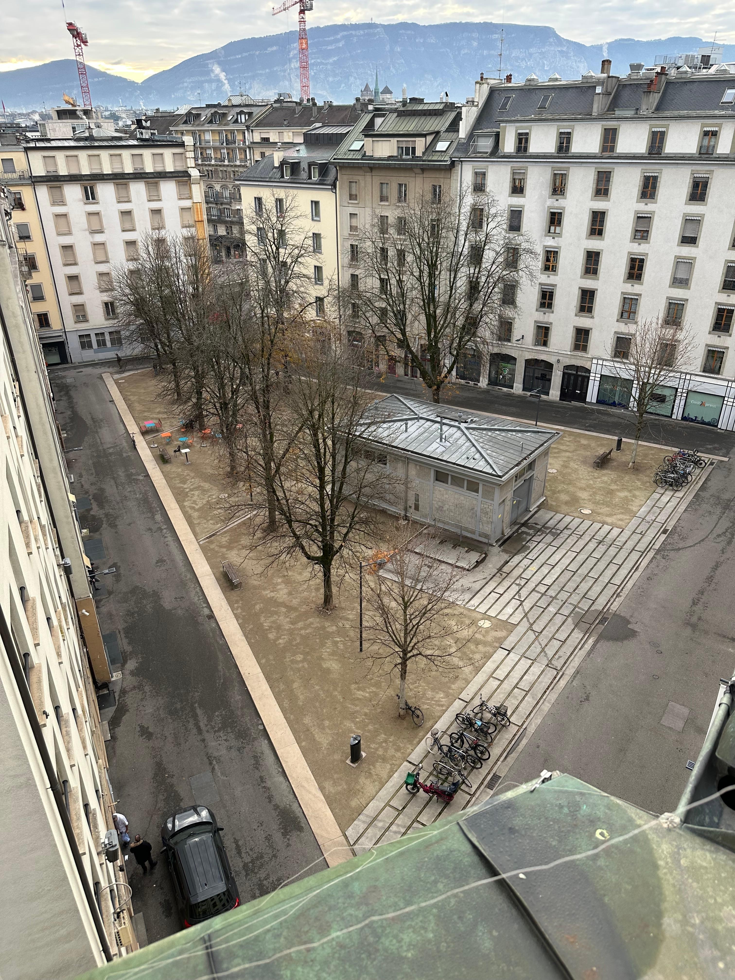 View from sixth floor balcony