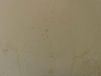 The wall next to the Bed