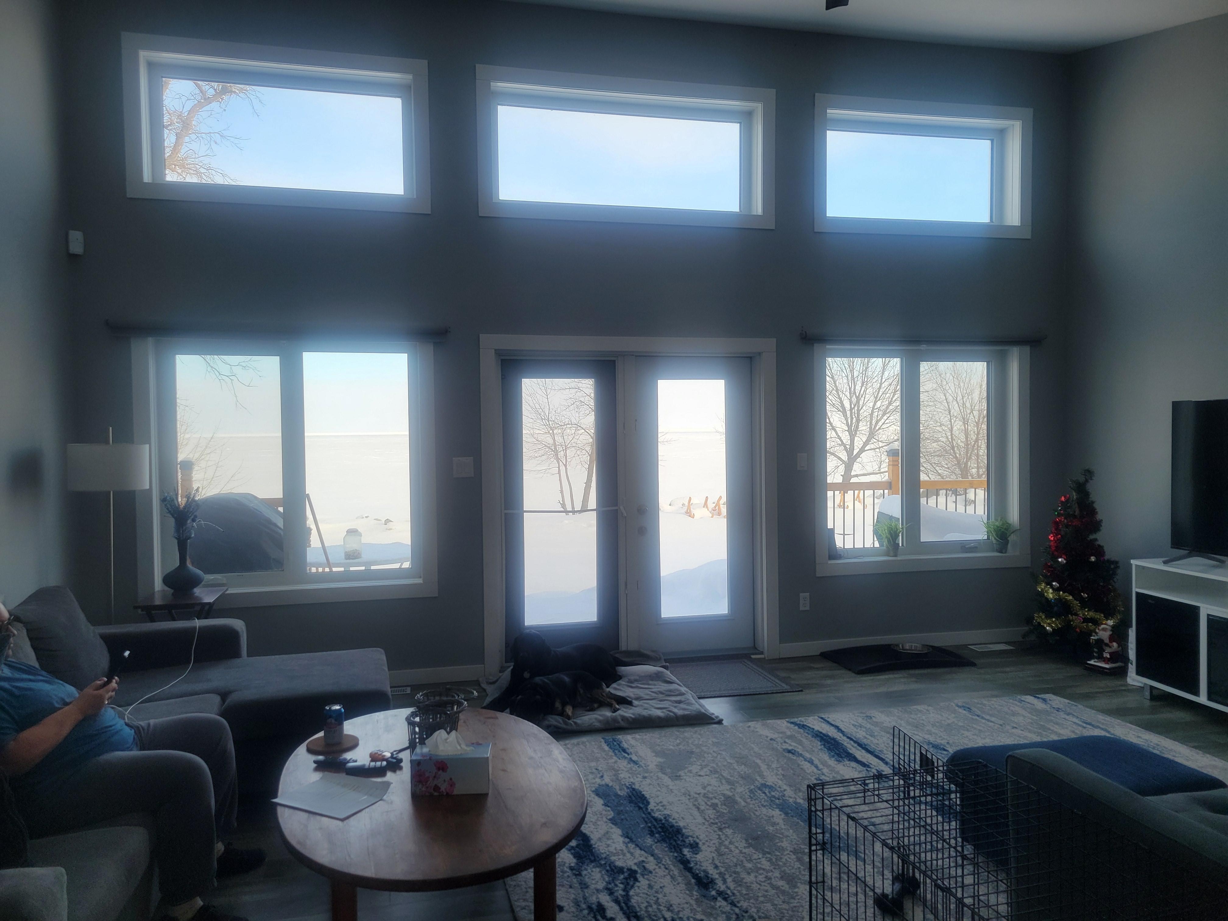 Very spacious open concept. 