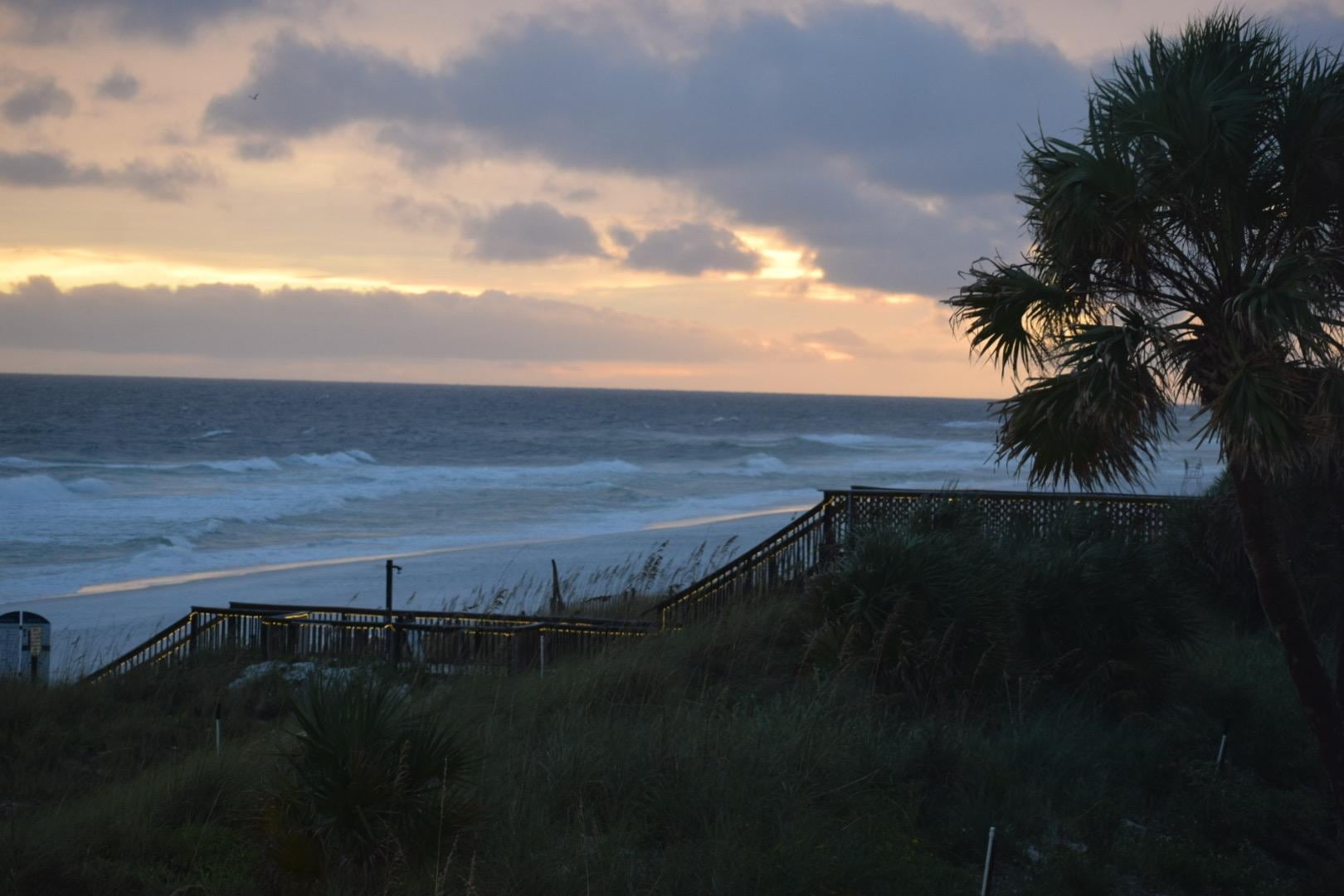 Sunset pic from the balcony