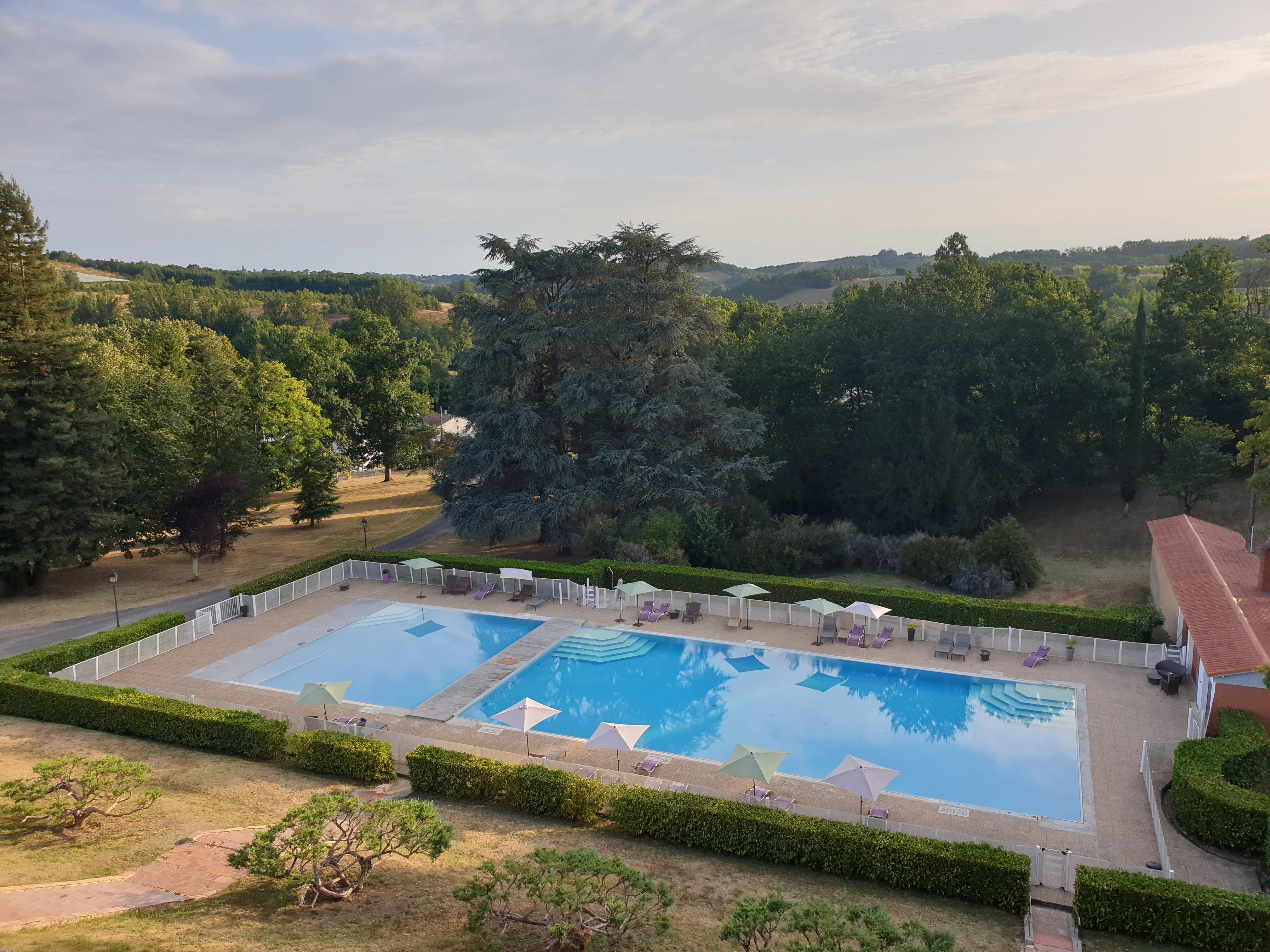 Vue de la chambre 1, en haut de la tour.