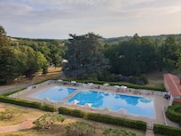 Vue de la chambre 1, en haut de la tour.