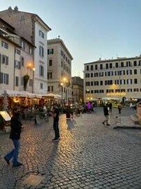 Nice atmosphere at the Piazza.