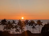 Sunset from the balcony!