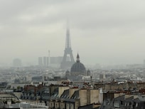 The view from the restaurant.