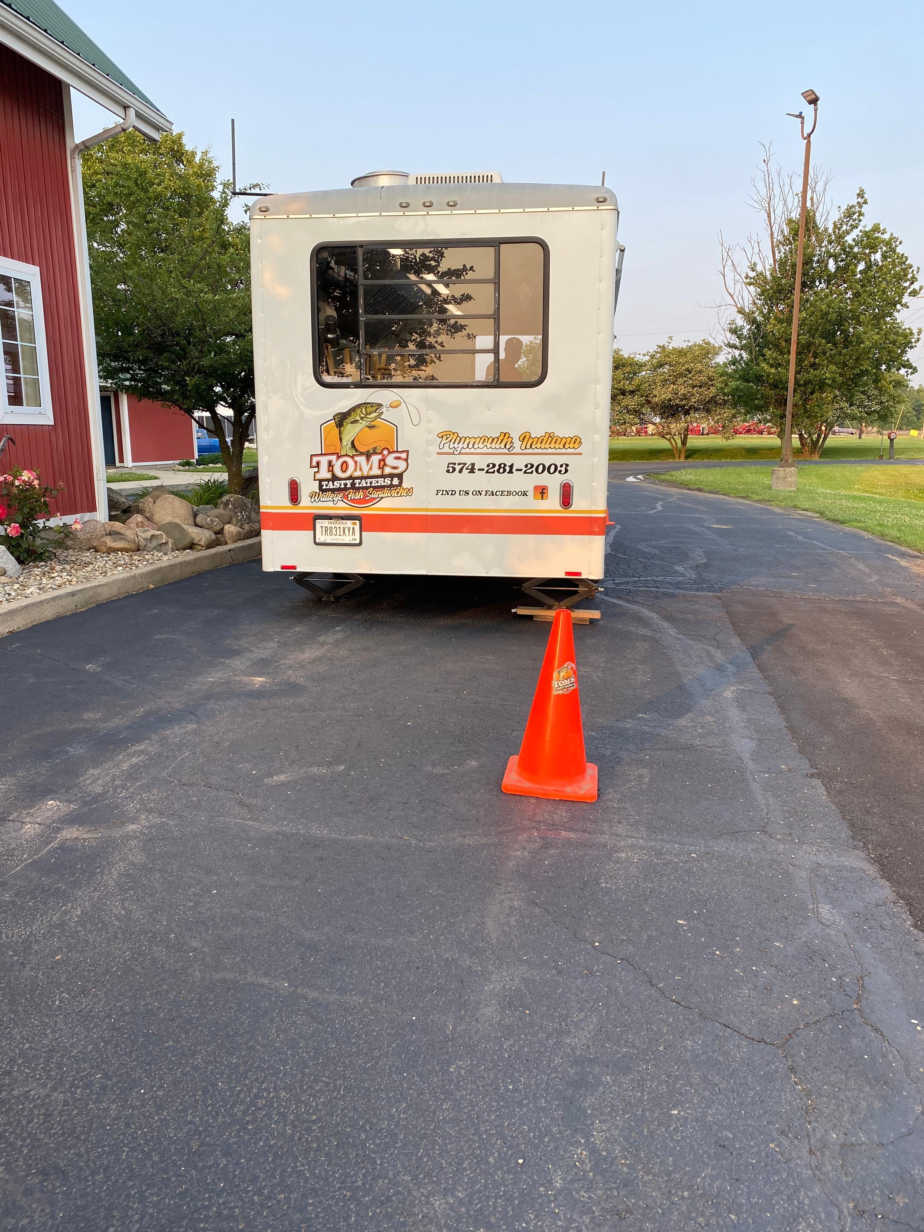 Food truck by office