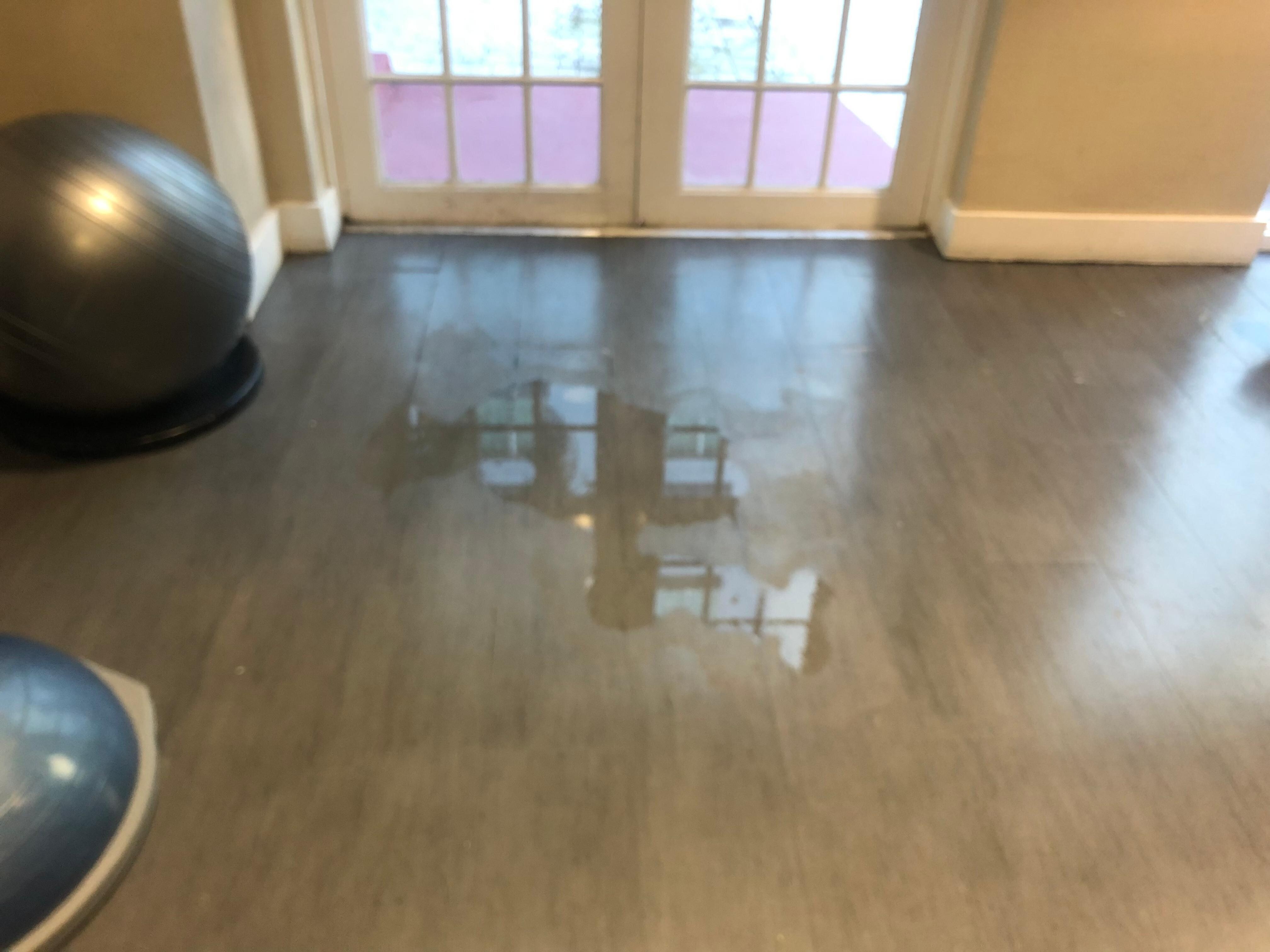 Leak in Gym that was not picked up!