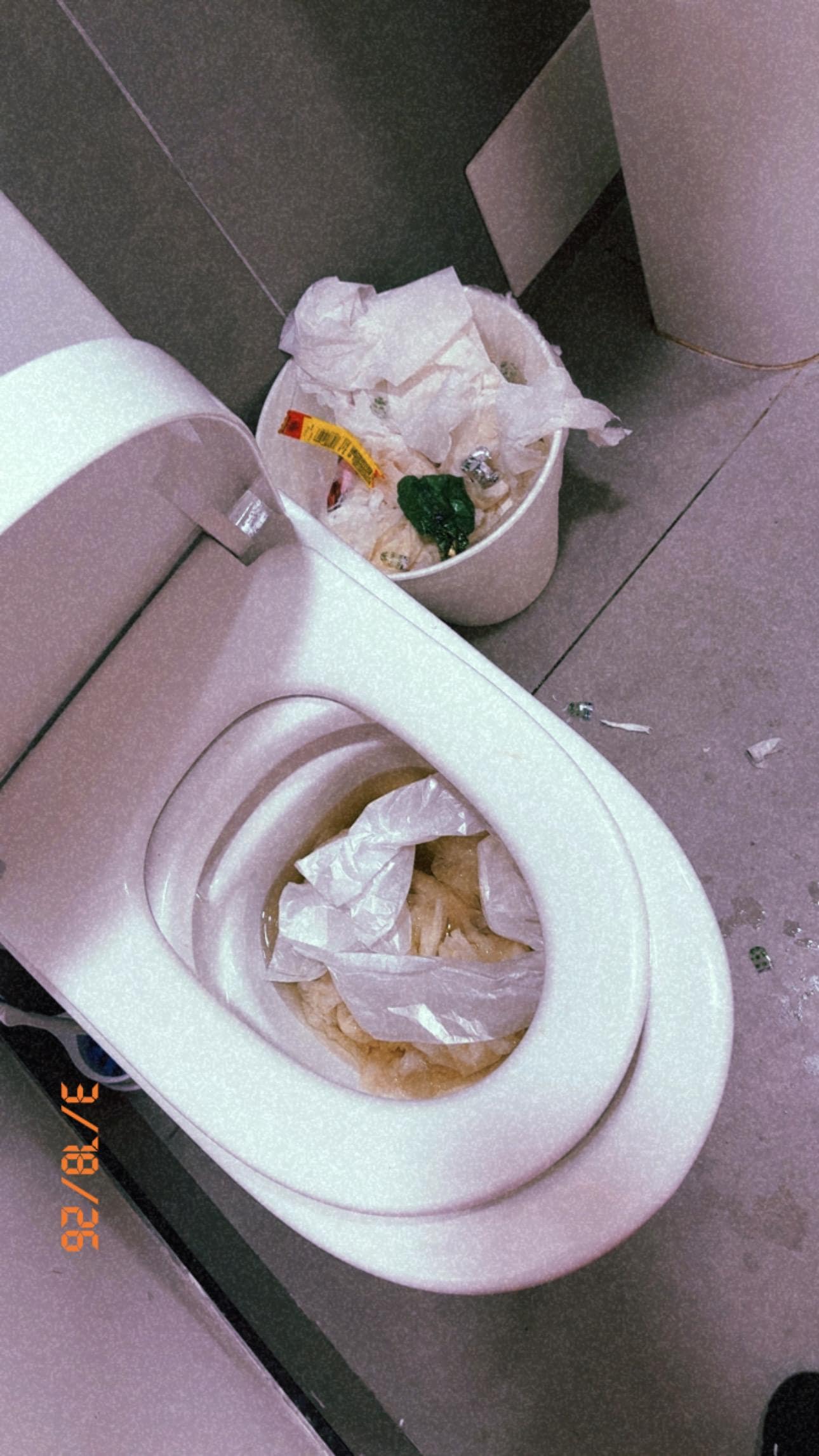 We were forced to pee in the trash. No one came to fix the toilet not to mention the bugs