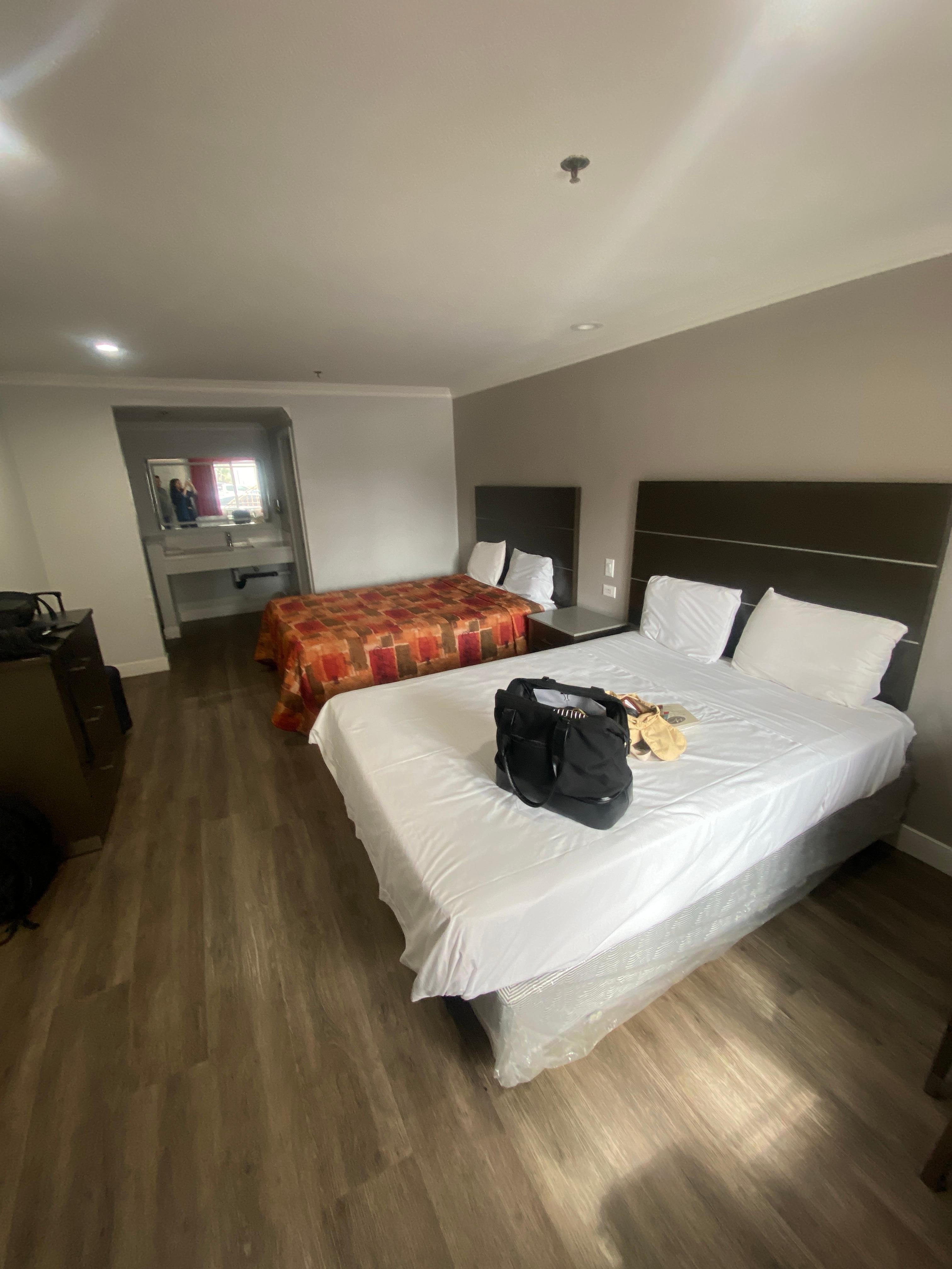 Beginning of stay (front desk brought blanket when requested)