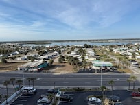 Looking toward the river