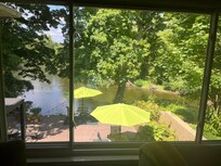Loved the view from the living room and kitchen :)
