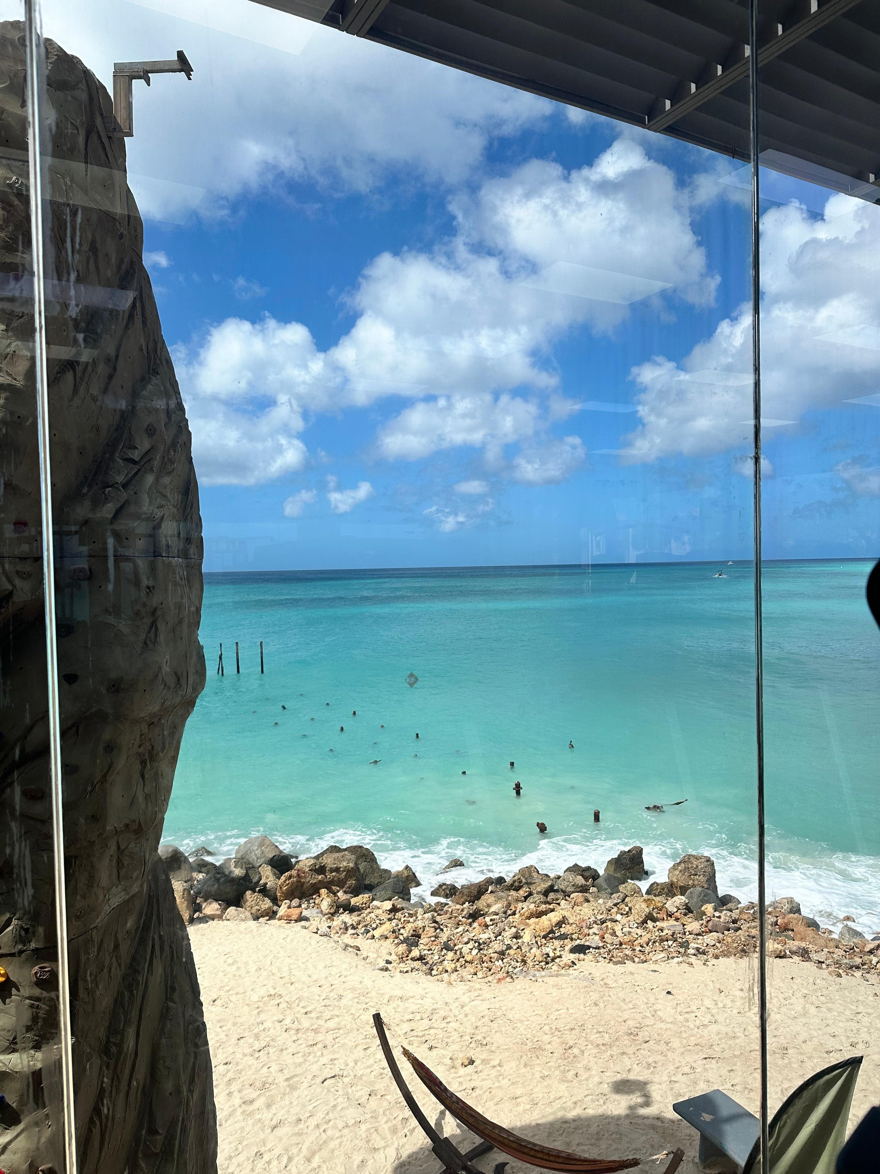 View from the gym at the Tamarind. Gorgeous!! 