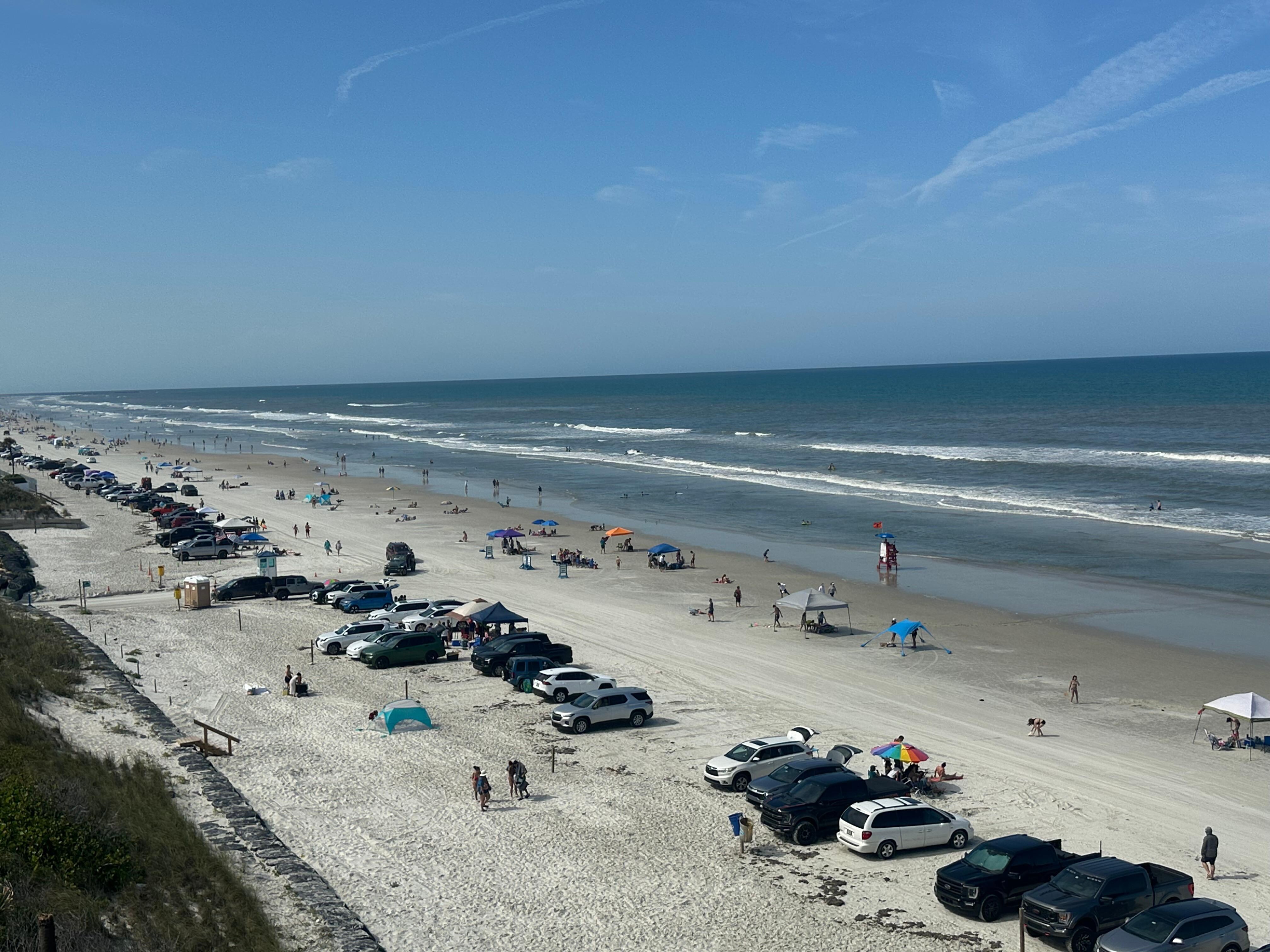 Perfect beach view!