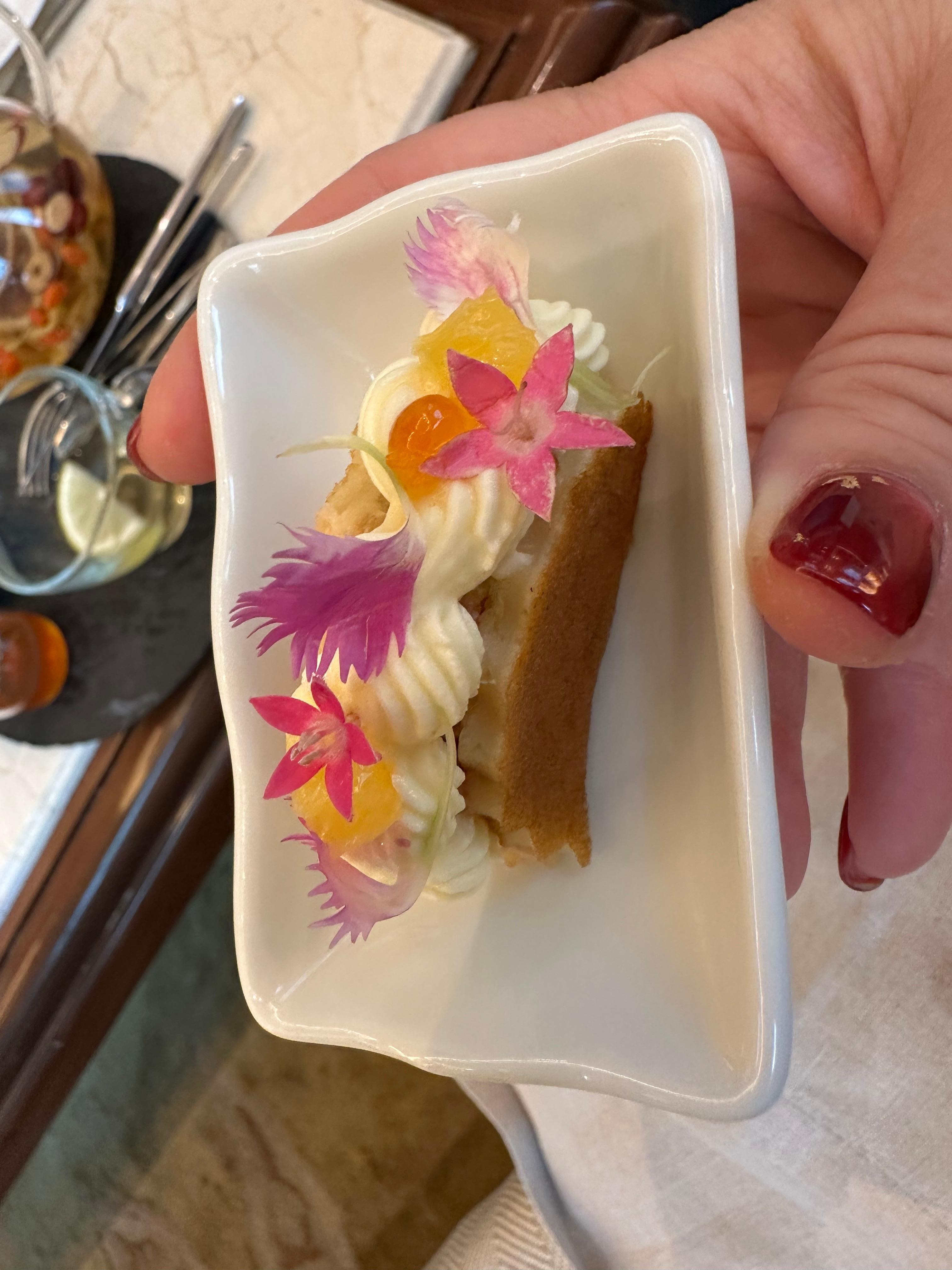 Salmon wrap from High Tea