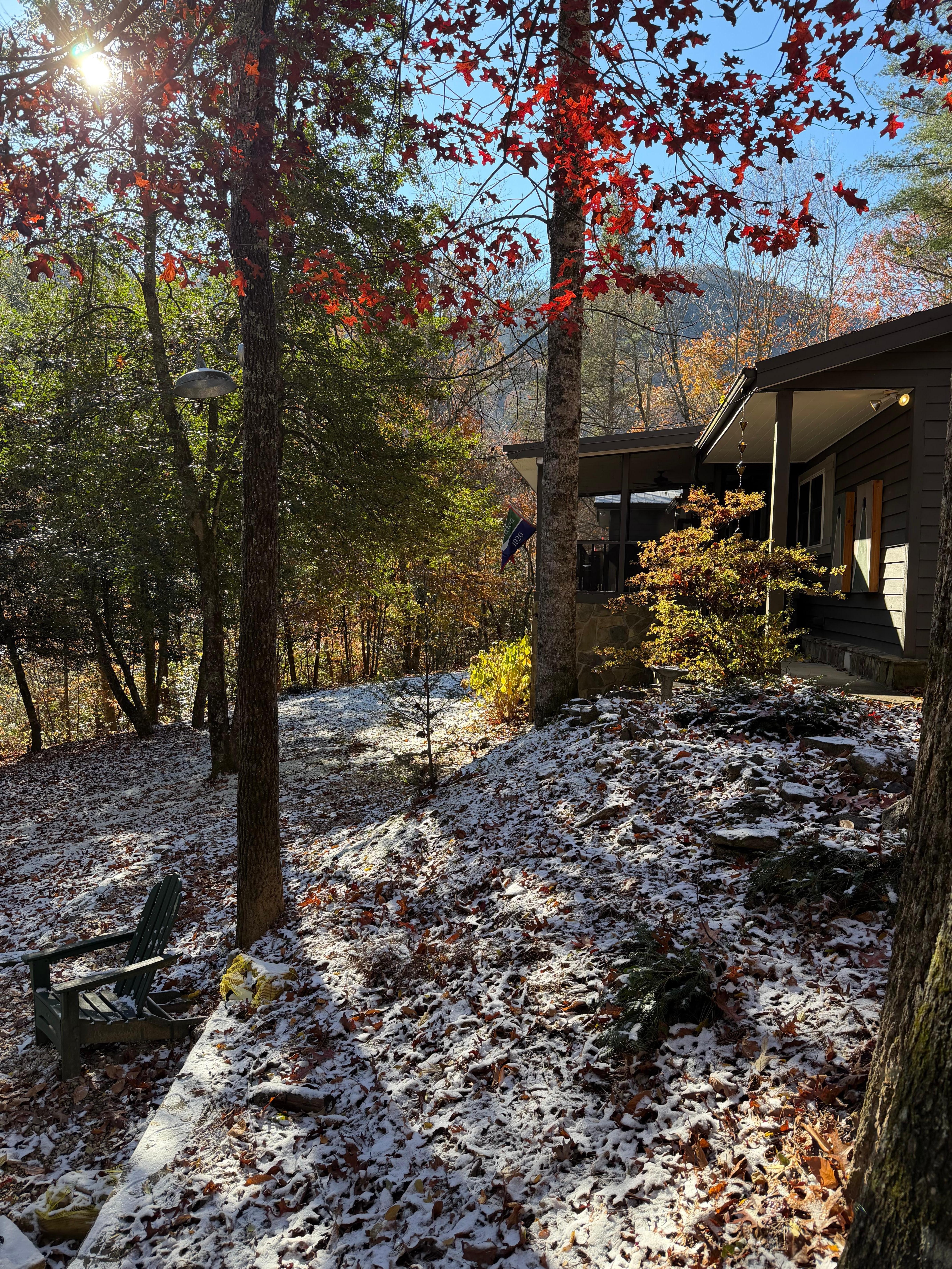 First year we’ve seen snow!