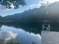 The lake at the cabin.