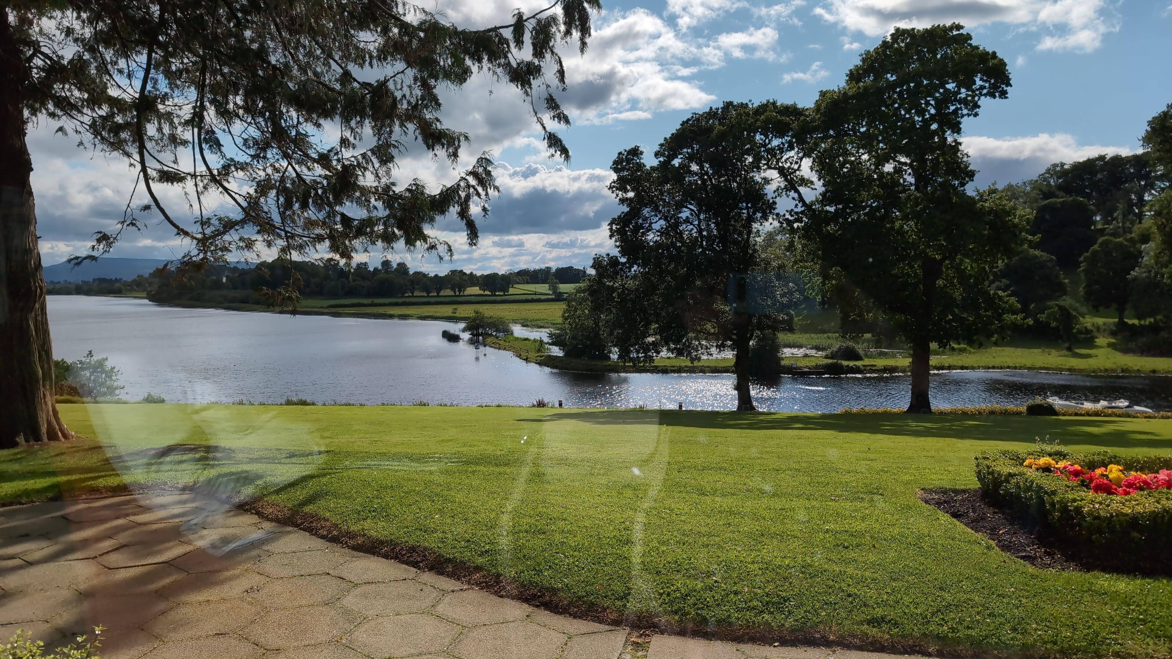View from dinning room. 